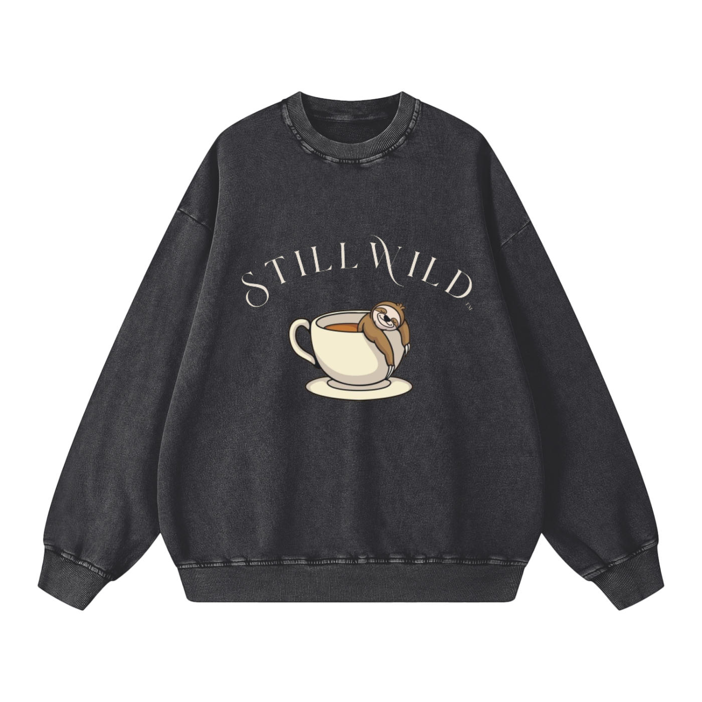 StillWild Oversized Sloth Sweatshirt