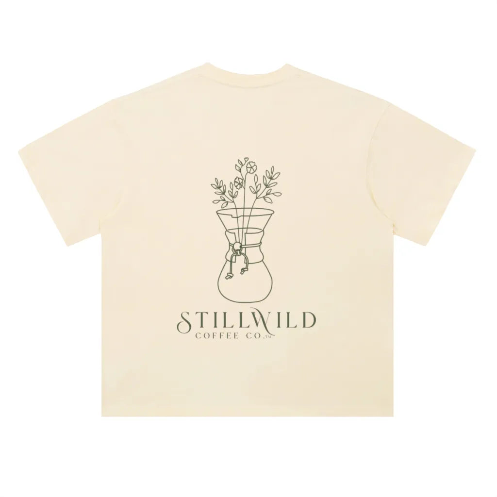 StillWild Heavyweight Drop Shoulder Cotton T-Shirt