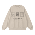 StillWild Snow Washed Oversized Sweatshirt