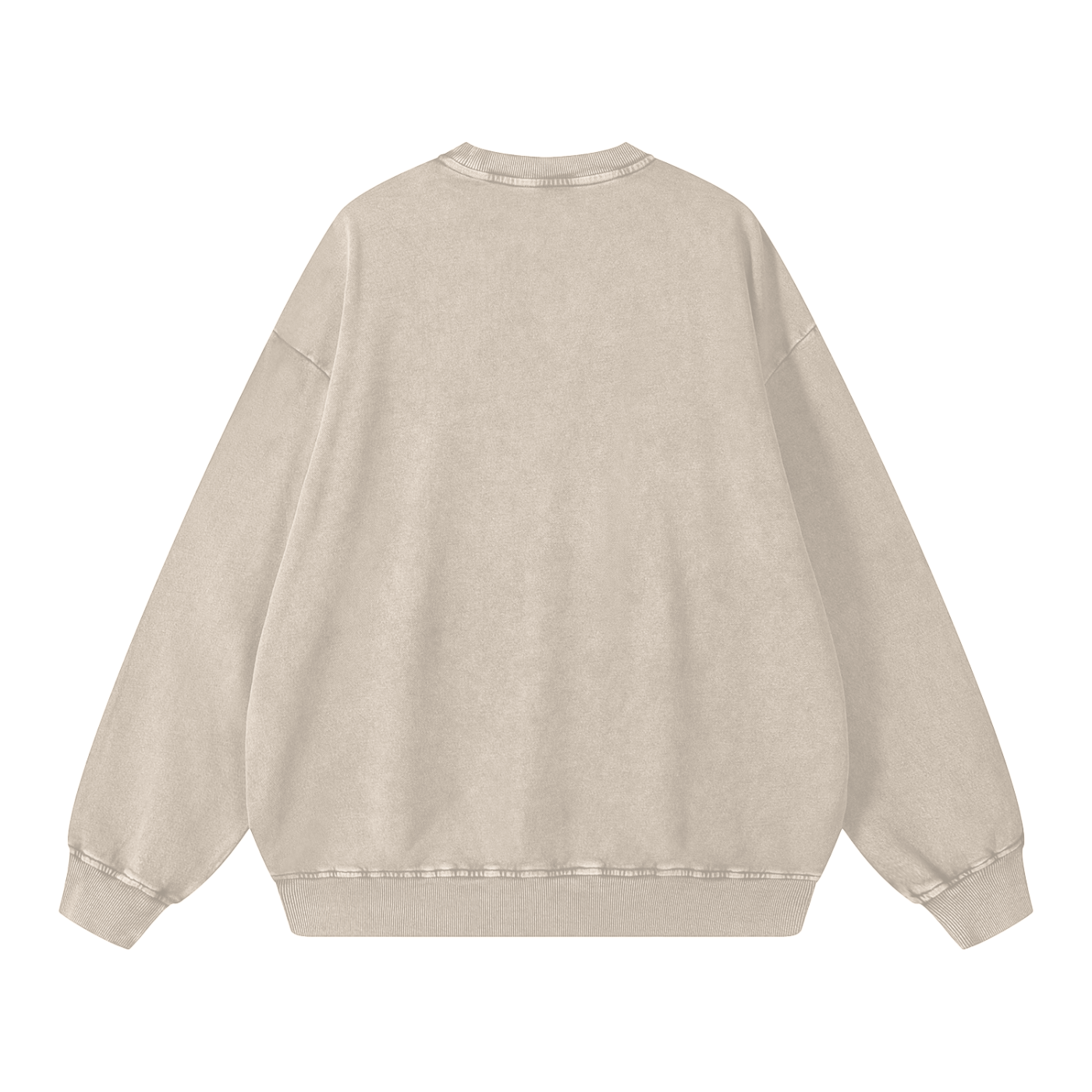 StillWild Snow Washed Oversized Sweatshirt