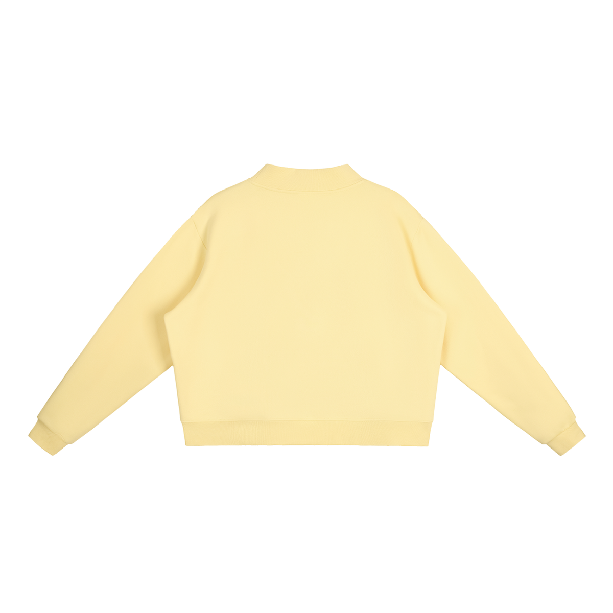 "Maybe Coffee is Addicted to Me" Mock-Neck Crew Sweatshirt