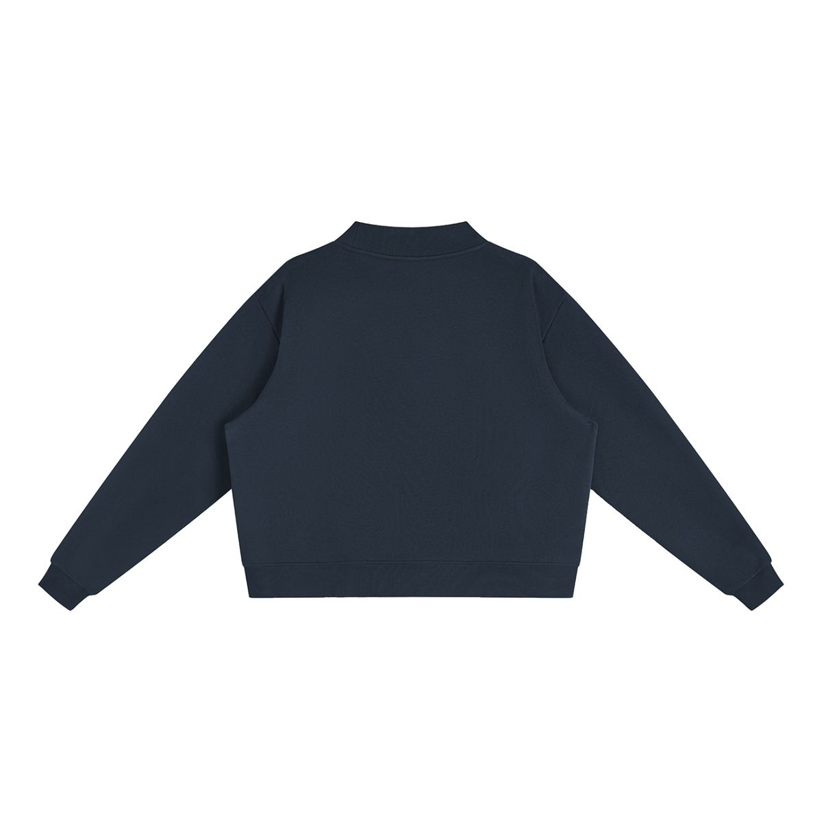 "Maybe Coffee is Addicted to Me" Mock-Neck Crew Sweatshirt